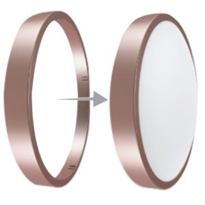Viền đèn led ốp trần seri CL 16W màu đỏ BD30-R MPE