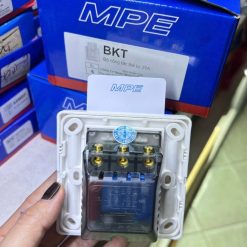 Bộ công tắc dùng thẻ 25A có thời gian chậm KT86x86mm mã BKT MPE - Thiết bị điện Mai Linh Electric