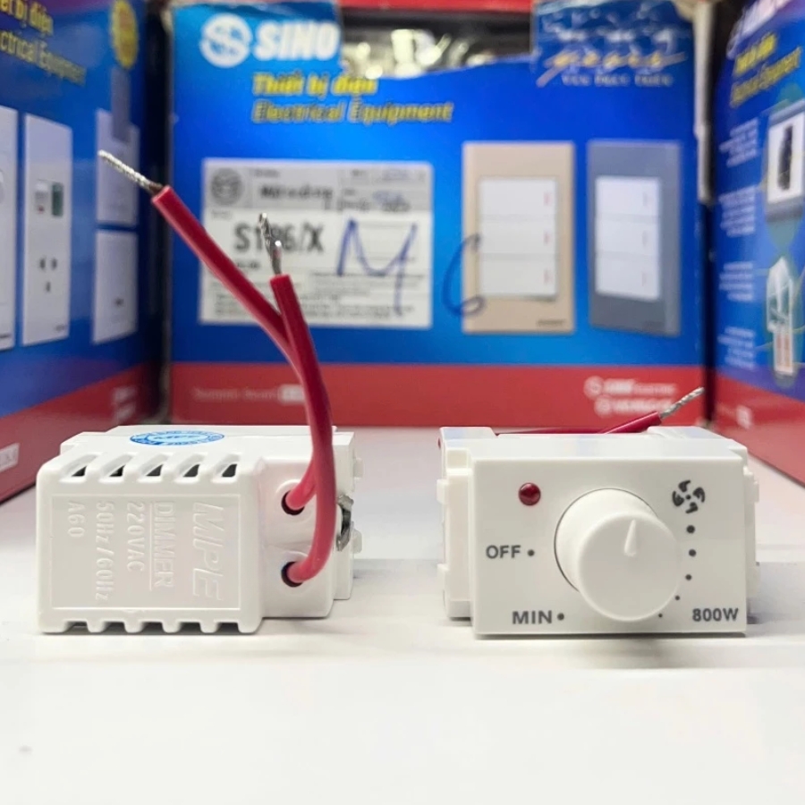 Bộ điều chỉnh tốc độ quạt 800VA-200VAC mã A6V800F MPE - Thiết bị điện Mai Linh Electric