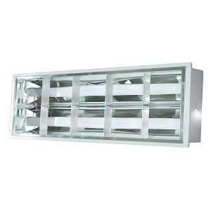 Bộ máng xương cá led tuýp thuỷ tinh 2 bóng 0.6m ánh sáng vàng MATL-210V MPE