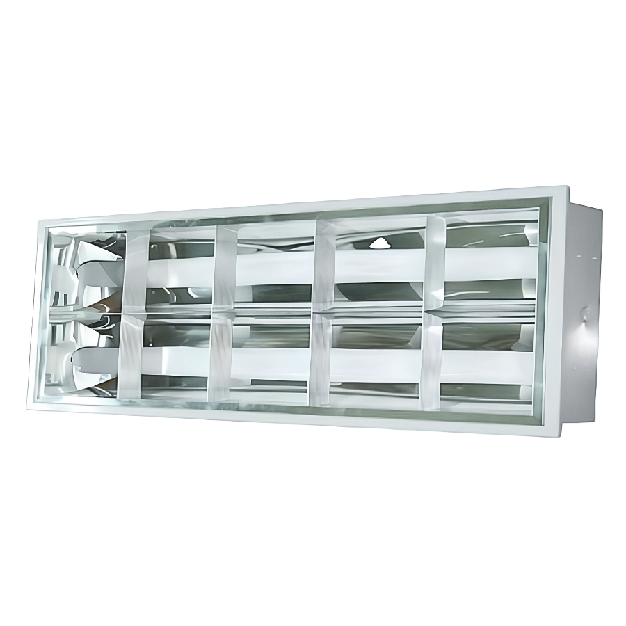 Bộ máng xương cá led tuýp thuỷ tinh 2 bóng 0.6m ánh sáng vàng MATL-210V MPE