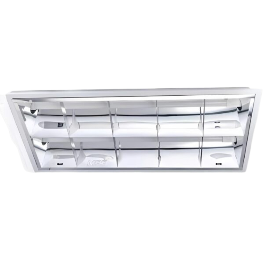 Bộ máng xương cá led tuýp thuỷ tinh 2 bóng 0.6m ánh sáng vàng MATL-210V MPE