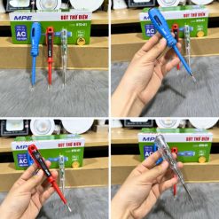 Bút thử điện hiển thị đèn báo - thử điện áp AC 100-500V BTD-02 MPE - Thiết bị điện Mai Linh Electric