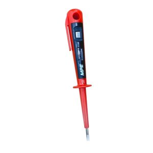 Bút thử điện hiển thị đèn báo - thử điện áp AC 100-500V BTD-02 MPE - Thiết bị điện Mai Linh Electric