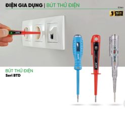 Bút thử điện hiển thị đèn báo - thử điện áp AC 100-500V BTD-02 MPE - Thiết bị điện Mai Linh Electric