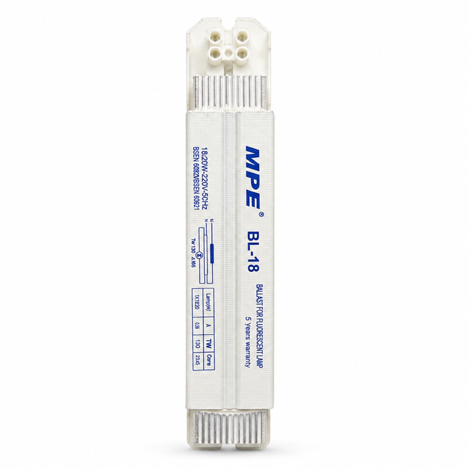 Chấn lưu 18W BL-18 MPE - Dùng cho bóng tuýp huỳnh quang
