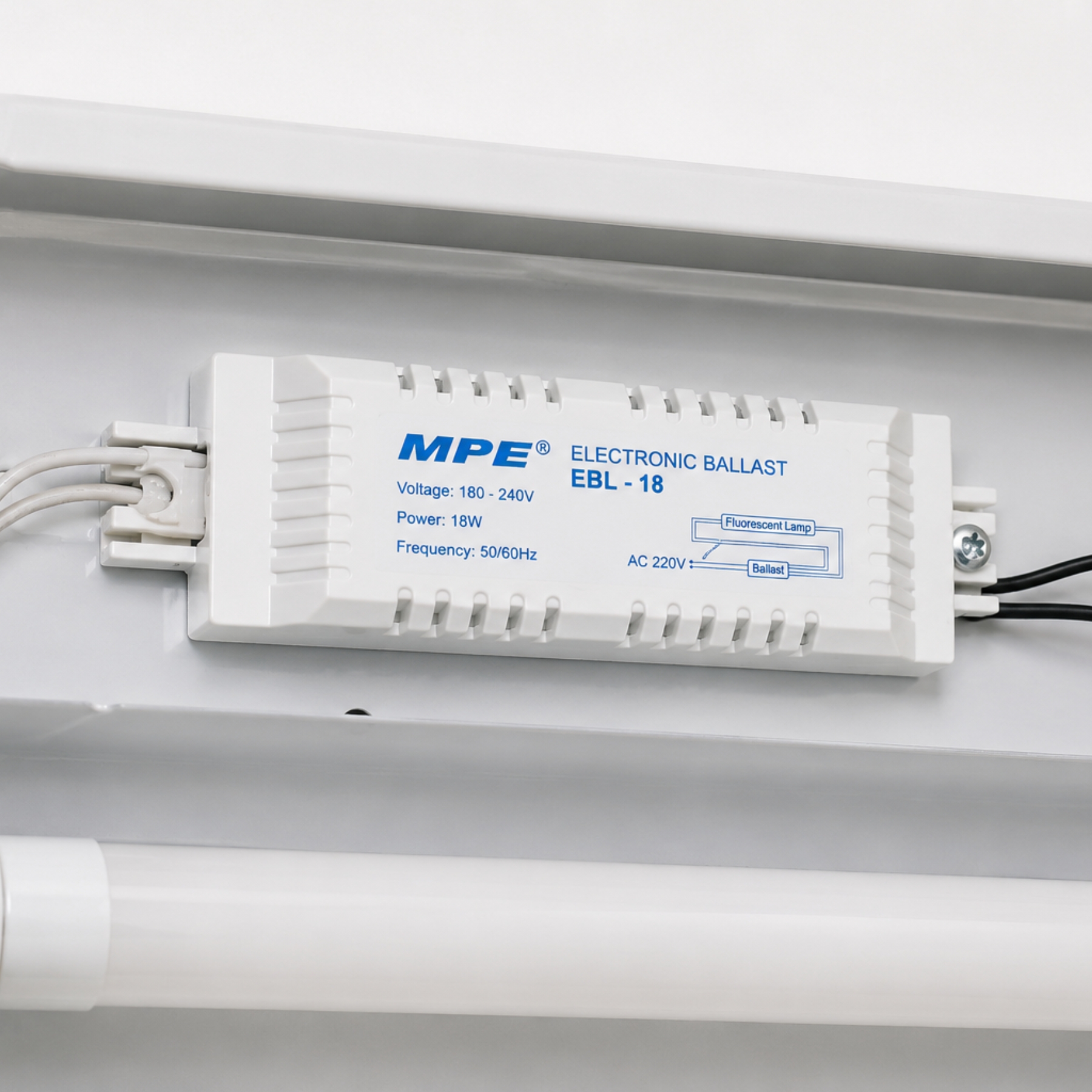 Chấn lưu điện tử ballast 18W EBL-18 MPE - Mai Linh Electric