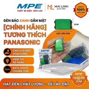Đèn báo xanh Seri A60 mã A6NGN MPE - Thiết bị điện Mai Linh Electric