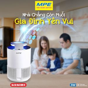 Đèn bắt muỗi thông minh sử dụng đèn LED UV có 2 bước sóng để thu hút muỗi DBM-01 MPE - Thiết bị điện Mai Linh Electric