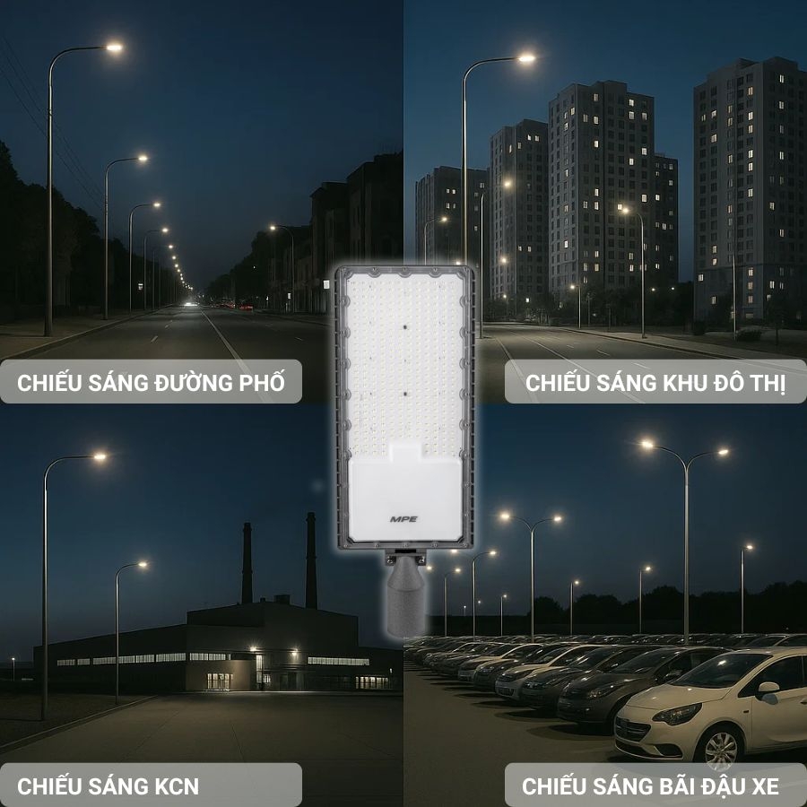 Đèn đường led 200W ánh sáng vàng LST2-200V MPE - Thiết bị điện Mai Linh Electric