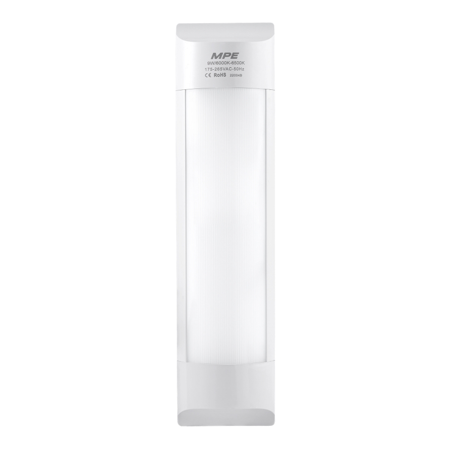 Đèn led bán nguyệt thân nhôm nhựa 9W cảm biến chuyển động BN-9T/MS