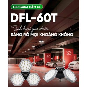 Đèn led gara hầm xe 60W ánh sáng trắng DFL-60T MPE - Thiết bị điện Mai Linh Electric