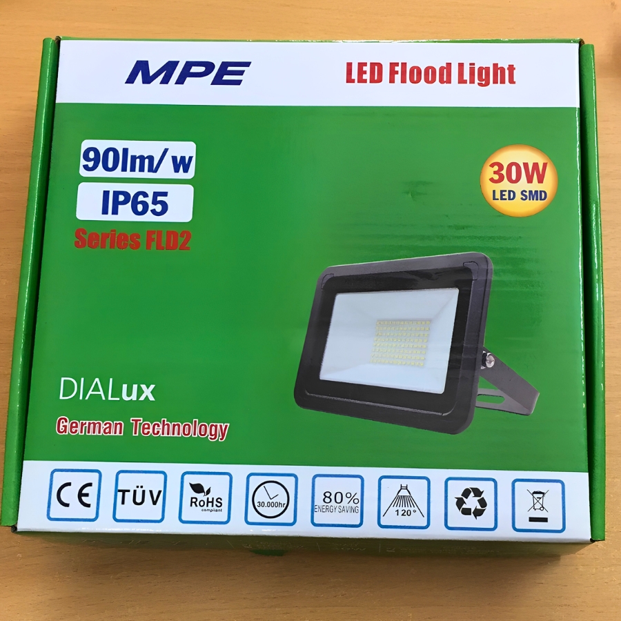 Đèn led pha 30W ánh sáng trắng FLD2-30T MPE