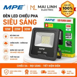 Đèn led pha 30W ánh sáng vàng FLD5-30V MPE - Thiết bị điện Mai Linh Electric