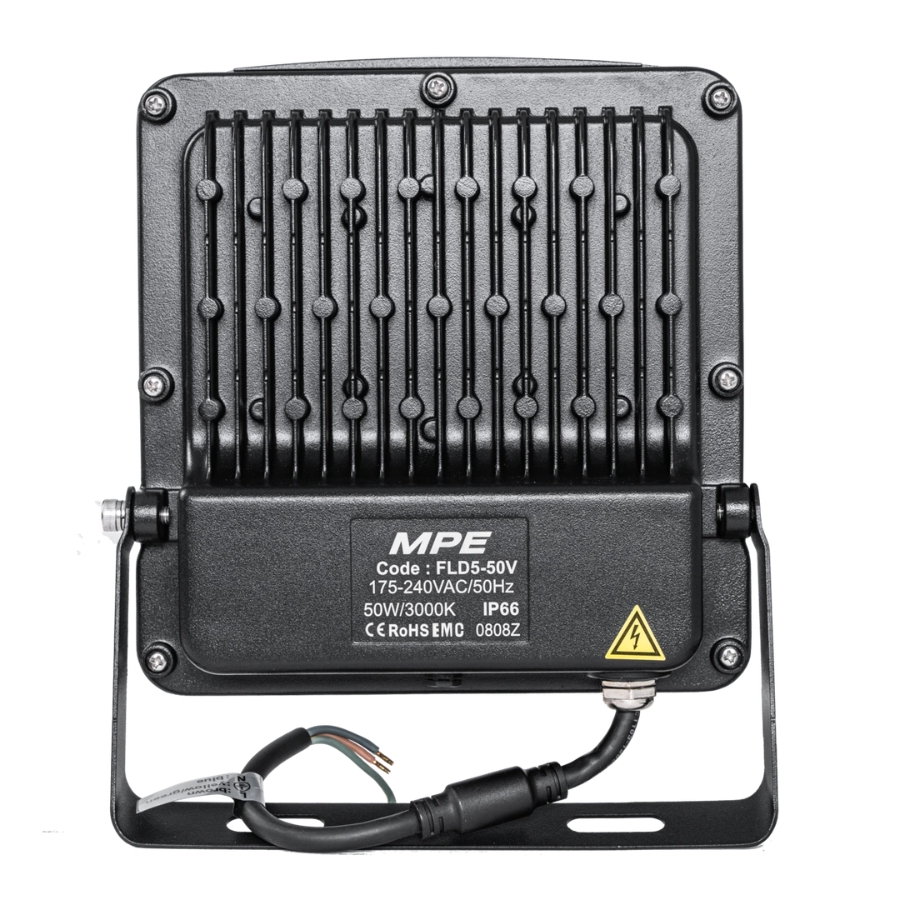 Đèn led pha 50W ánh sáng vàng FLD5-50V MPE - Thiết bị điện Mai Linh Electric