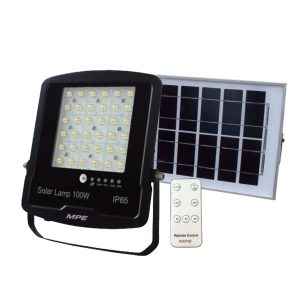 Đèn led pha năng lượng mặt trời 100W ánh sáng trắng SFLD-100T MPE - Thiết bị điện Mai Linh Electric