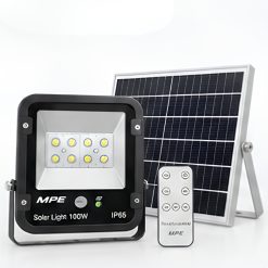 Đèn led pha năng lượng mặt trời 100W ánh sáng trắng SFLD2-100T MPE - Thiết bị điện Mai Linh Electric