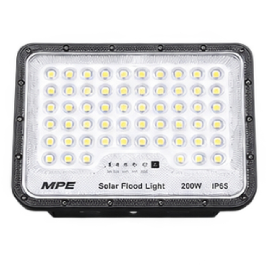 Đèn led pha năng lượng mặt trời 200W ánh sáng trắng SFLD3-200T MPE - Thiết bị điện Mai Linh Electric