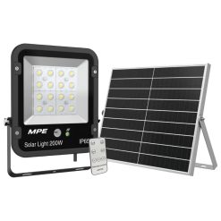 Đèn led pha năng lượng mặt trời 200W ánh sáng vàng SFLD2-200V MPE - Thiết bị điện Mai Linh Electric