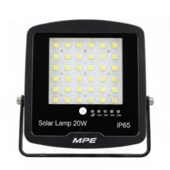 Đèn led pha năng lượng mặt trời 20W ánh sáng vàng SFLD-20V MPE - Thiết bị điện Mai Linh Electric
