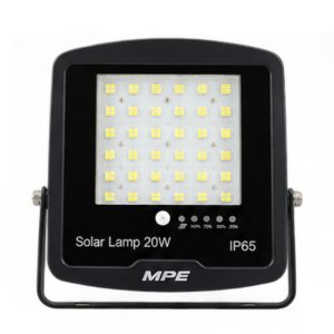 Đèn led pha năng lượng mặt trời 20W ánh sáng vàng SFLD-20V MPE - Thiết bị điện Mai Linh Electric