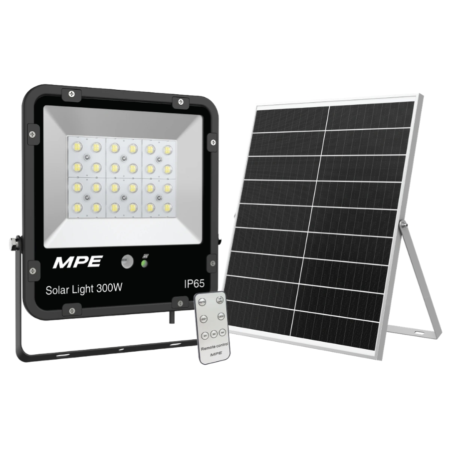 Đèn led pha năng lượng mặt trời 300W ánh sáng trắng SFLD2-300T MPE - Thiết bị điện Mai Linh Electric