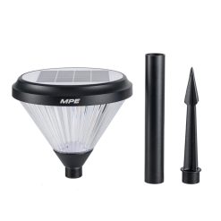 Đèn led sân vườn năng lượng mặt trời cắm đất cao 50cm 2W ánh sáng vàng SLL-50V MPE - Thiết bị điện Mai Linh Electric