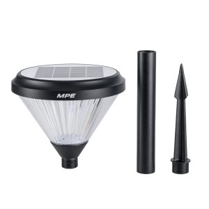 Đèn led sân vườn năng lượng mặt trời cắm đất cao 50cm 2W ánh sáng vàng SLL-50V MPE - Thiết bị điện Mai Linh Electric