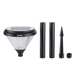Đèn led sân vườn năng lượng mặt trời cắm đất cao 70cm 2W ánh sáng vàng SLL-70V MPE - Thiết bị điện Mai Linh Electric