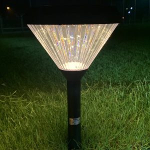 Đèn led sân vườn năng lượng mặt trời cắm đất cao 70cm 2W ánh sáng vàng SLL-70V MPE - Thiết bị điện Mai Linh Electric