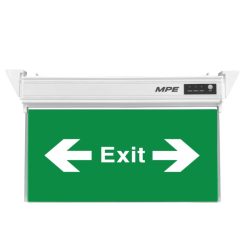 Đèn led thoát hiểm 1 mặt chỉ 2 hướng trái - phải 3W EX-P MPE - Thiết bị điện Mai Linh Electric
