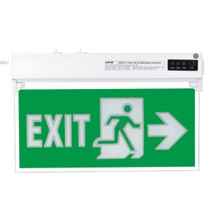 Đèn led thoát hiểm 1 mặt chỉ hướng phải 3W EX-P MPE - Thiết bị điện Mai Linh Electric