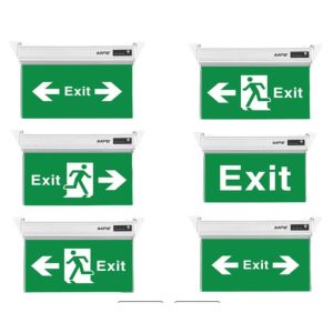 Đèn led thoát hiểm 1 mặt chỉ hướng phải 3W EX-P MPE - Thiết bị điện Mai Linh Electric