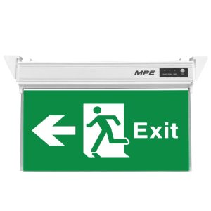 Đèn led thoát hiểm 2 mặt chỉ 1 hướng trái hoặc phải 3W EX-P MPE - Thiết bị điện Mai Linh Electric