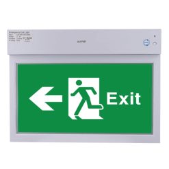 Đèn led thoát hiểm Exit đa năng đèn báo 2 mặt trái 3W - EX2/M MPE - Thiết bị điện Mai Linh Electric