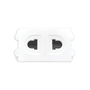 Hạt ổ cắm 2 chấu vặn vít mã A6USV MPE - Thiết bị điện Mai Linh Electric