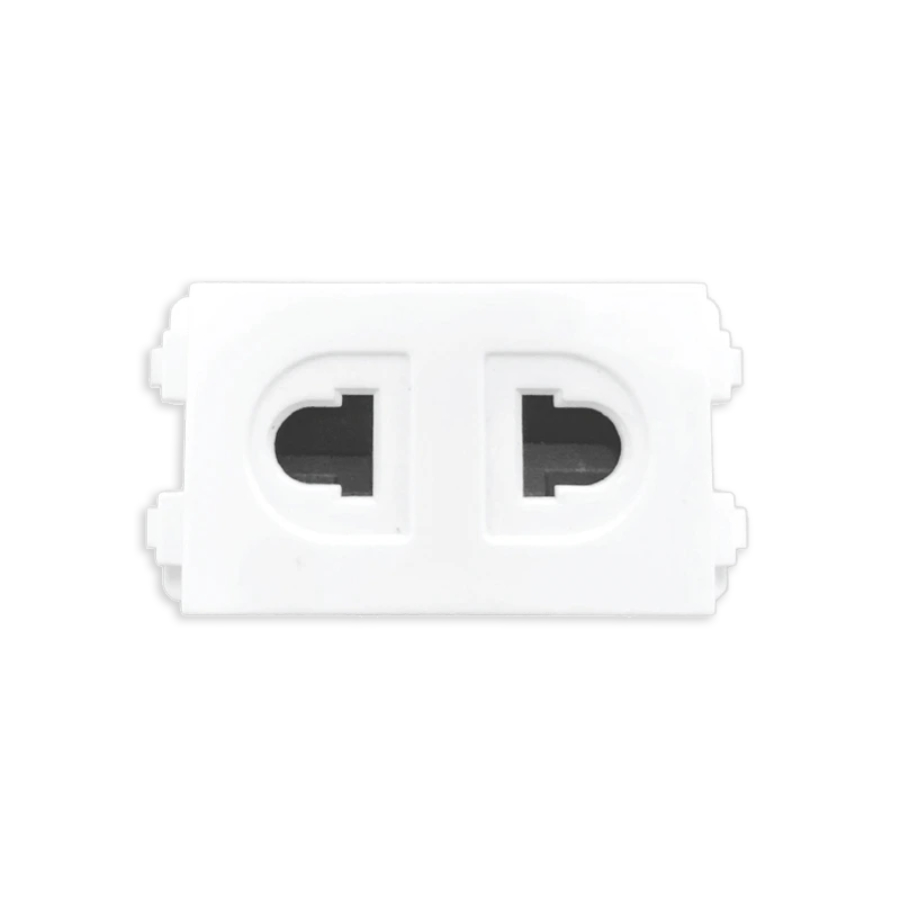 Hạt ổ cắm 2 chấu vặn vít mã A6USV MPE - Thiết bị điện Mai Linh Electric