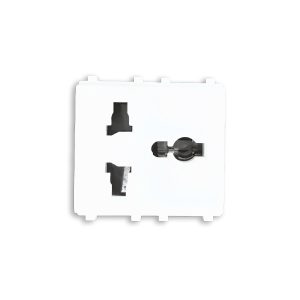 Hạt ổ cắm đa năng 2 Module mã A7UESM MPE - Thiết bị điện Mai Linh Electric