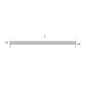 Máng đèn 2 bóng 1m2 (tăng phô + chuột) MBT 236 MPE - Mai Linh Electric