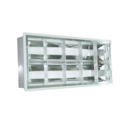 Máng đèn xương cá âm trần 2 bóng 0.6m MAT 218 MPE (không bao gồm bóng)