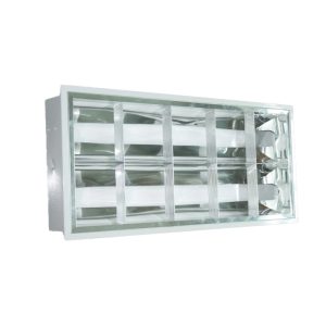 Máng đèn xương cá âm trần 2 bóng 0.6m MAT 218 MPE (không bao gồm bóng)