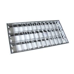 Máng đèn xương cá âm trần 3 bóng 1m2 MAT 336 MPE (không bao gồm bóng)