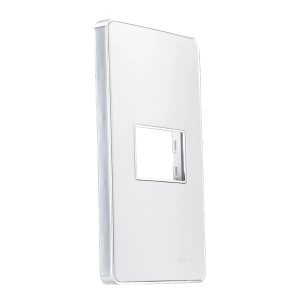 Mặt dùng cho 1 thiết bị viền bạc mã A601S MPE - Thiết bị điện Mai Linh Electric