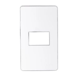Mặt dùng cho 1 thiết bị viền bạc mã A601S MPE - Thiết bị điện Mai Linh Electric