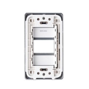 Mặt dùng cho 1 thiết bị viền bạc mã A601S MPE - Thiết bị điện Mai Linh Electric