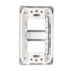Mặt dùng cho 2 thiết bị viền bạc mã A602S MPE - Thiết bị điện Mai Linh Electric
