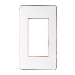 Mặt dùng cho 3 thiết bị viền vàng mã A603G MPE - thiết bị điện Mai Linh Electric