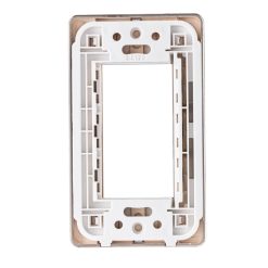 Mặt dùng cho 3 thiết bị viền vàng mã A603G MPE - thiết bị điện Mai Linh Electric