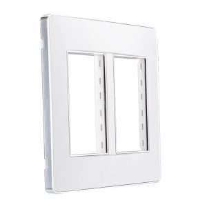Mặt dùng cho 4-5-6 thiết bị viền bạc mã A60456S MPE - Thiết bị điện Mai Linh Electric