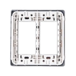 Mặt dùng cho 4-5-6 thiết bị viền bạc mã A60456S MPE - Thiết bị điện Mai Linh Electric